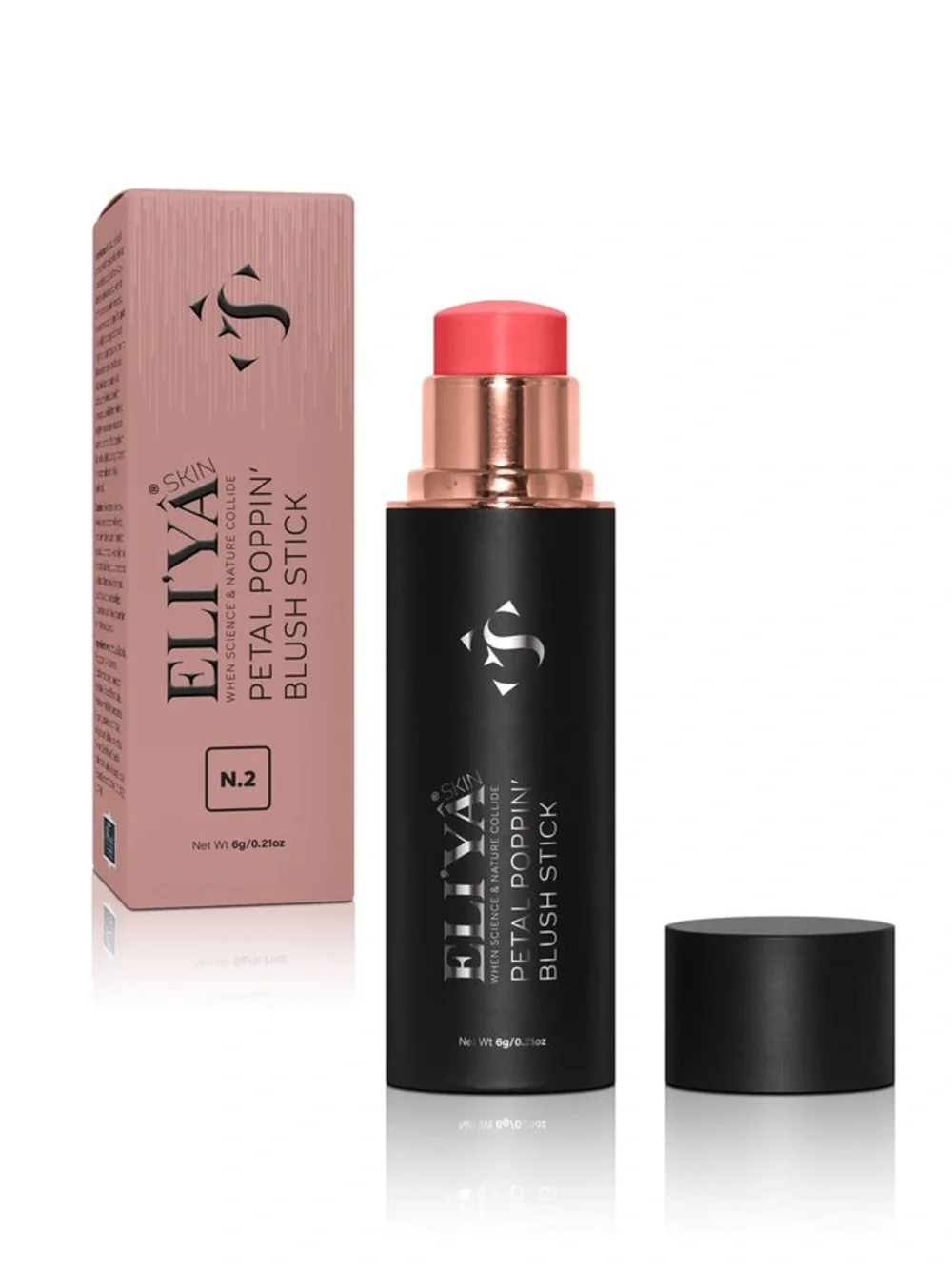 Eliya Skin Petal Poppin' Blush Stick — N.2 Pink